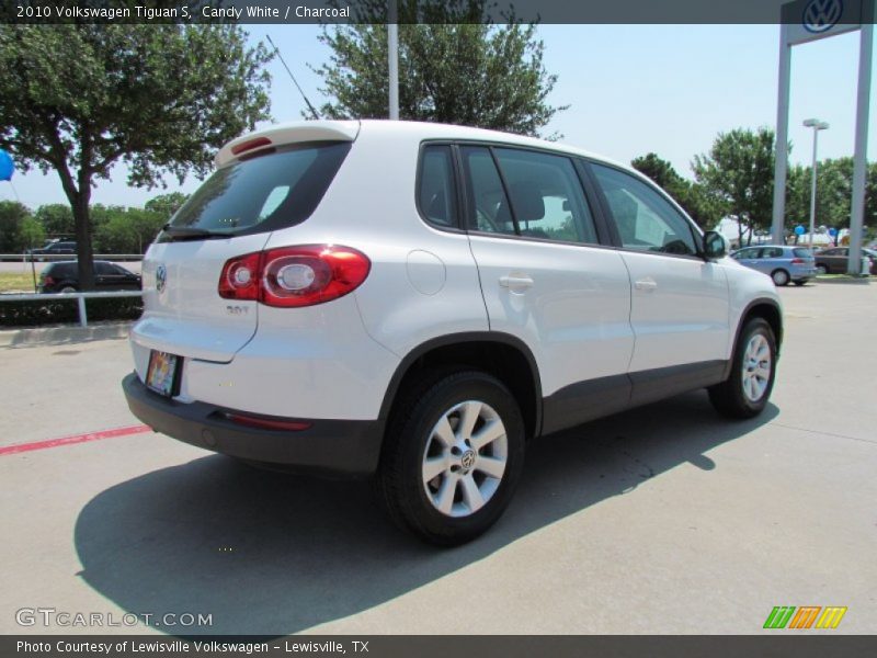 Candy White / Charcoal 2010 Volkswagen Tiguan S