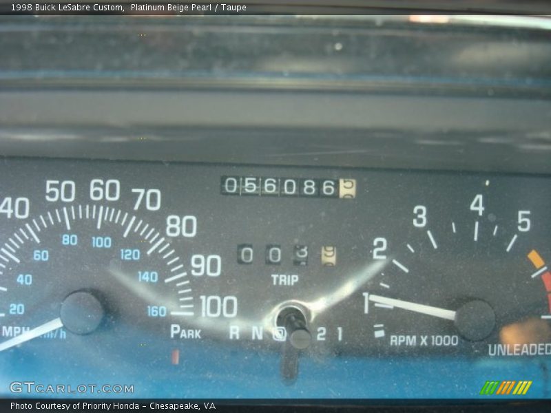Platinum Beige Pearl / Taupe 1998 Buick LeSabre Custom