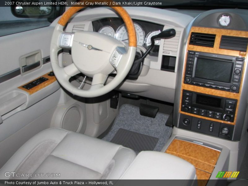 Mineral Gray Metallic / Dark Khaki/Light Graystone 2007 Chrysler Aspen Limited HEMI