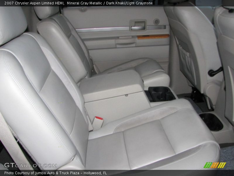 Mineral Gray Metallic / Dark Khaki/Light Graystone 2007 Chrysler Aspen Limited HEMI