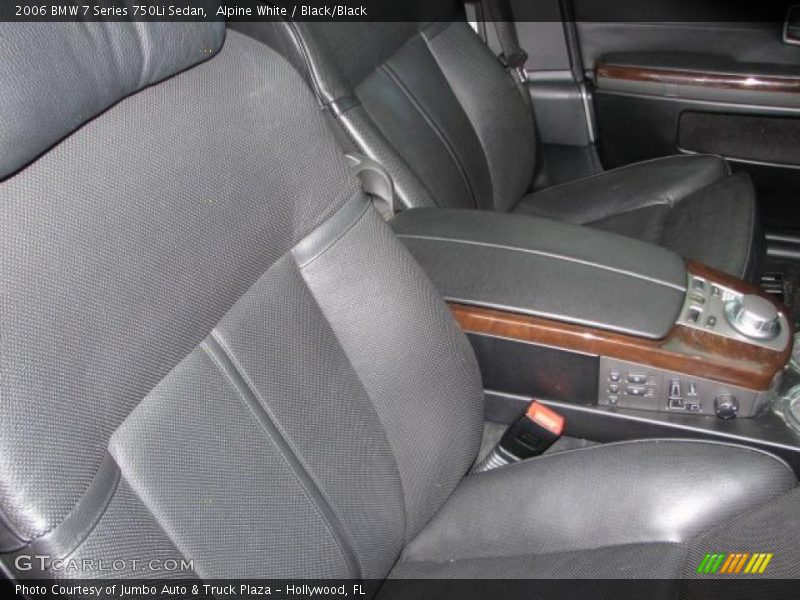 Alpine White / Black/Black 2006 BMW 7 Series 750Li Sedan