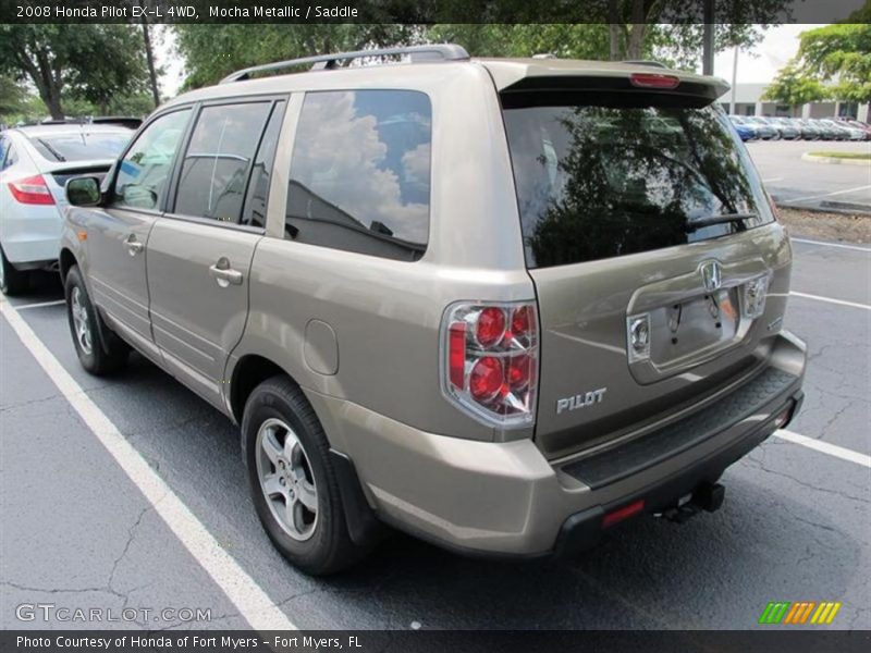Mocha Metallic / Saddle 2008 Honda Pilot EX-L 4WD