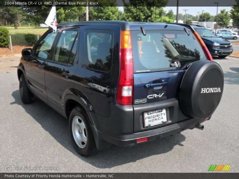 Eternal Blue Pearl / Black 2004 Honda CR-V LX 4WD