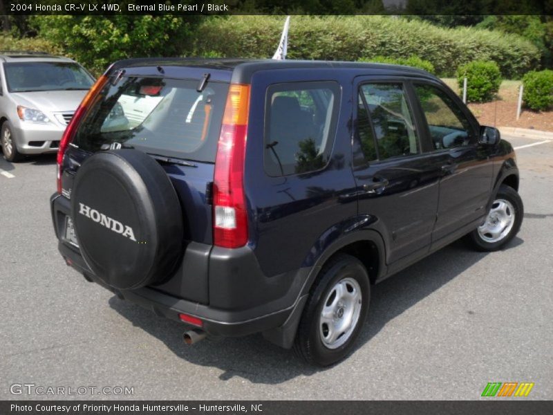 Eternal Blue Pearl / Black 2004 Honda CR-V LX 4WD