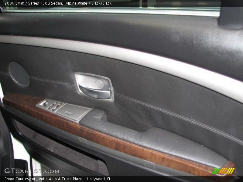 Alpine White / Black/Black 2006 BMW 7 Series 750Li Sedan