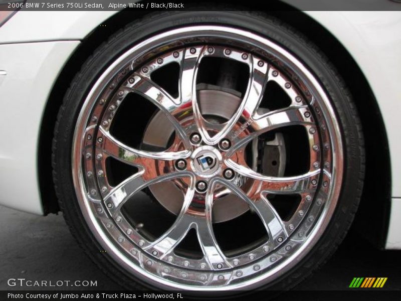 Custom Wheels of 2006 7 Series 750Li Sedan