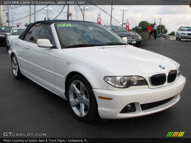 Alpine White / Sand 2004 BMW 3 Series 325i Convertible