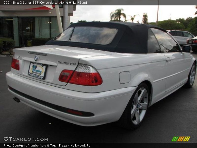 Alpine White / Sand 2004 BMW 3 Series 325i Convertible