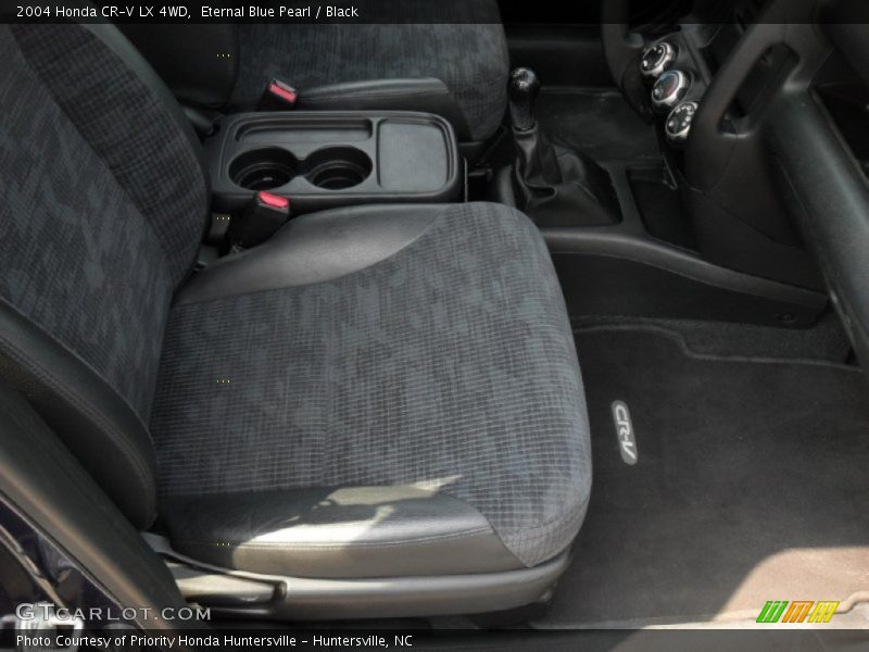 Eternal Blue Pearl / Black 2004 Honda CR-V LX 4WD