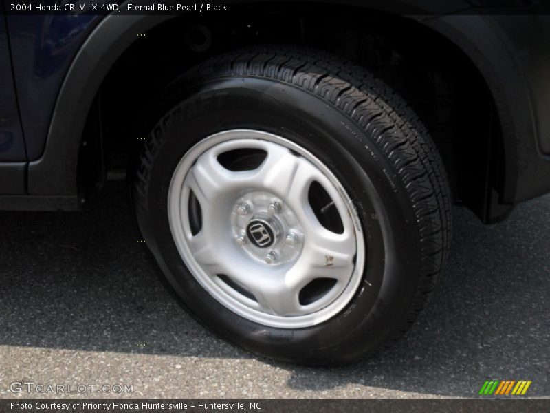 Eternal Blue Pearl / Black 2004 Honda CR-V LX 4WD