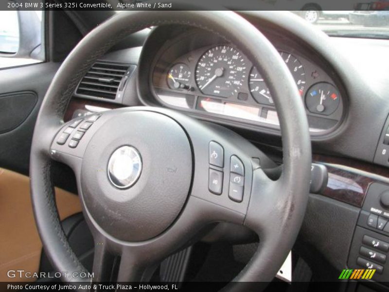 Alpine White / Sand 2004 BMW 3 Series 325i Convertible