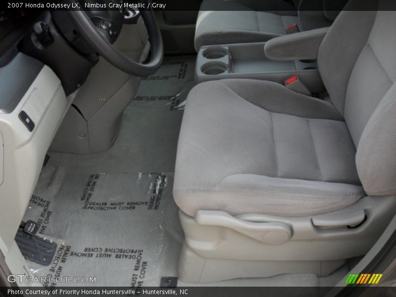 Nimbus Gray Metallic / Gray 2007 Honda Odyssey LX