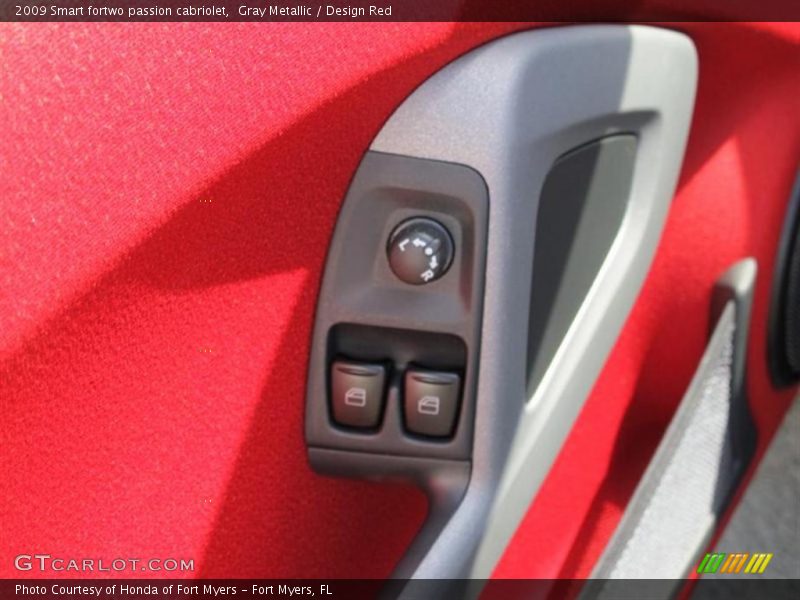 Controls of 2009 fortwo passion cabriolet