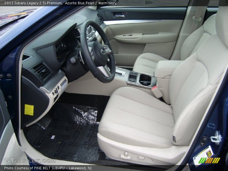 Azurite Blue Pearl / Warm Ivory 2011 Subaru Legacy 2.5i Premium