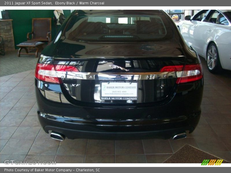 Ebony Black / Warm Charcoal 2011 Jaguar XF Sport Sedan