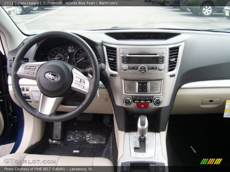 Azurite Blue Pearl / Warm Ivory 2011 Subaru Legacy 2.5i Premium