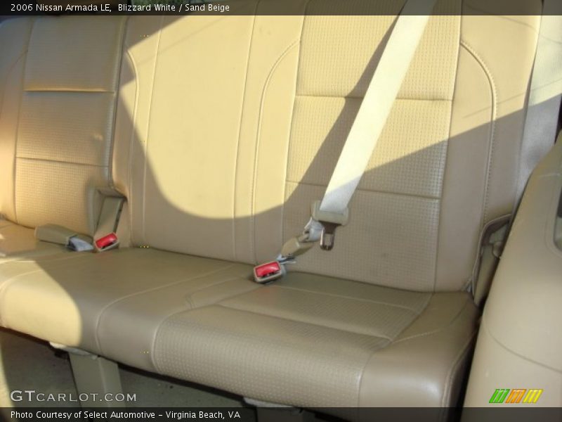 Blizzard White / Sand Beige 2006 Nissan Armada LE