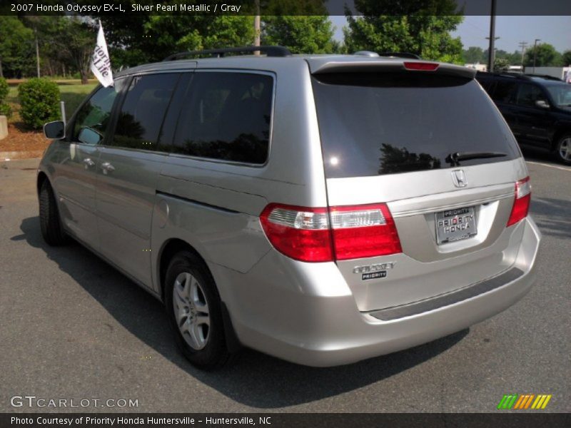 Silver Pearl Metallic / Gray 2007 Honda Odyssey EX-L