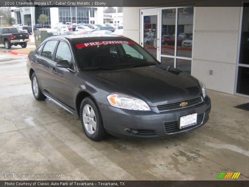 Cyber Gray Metallic / Ebony 2010 Chevrolet Impala LT