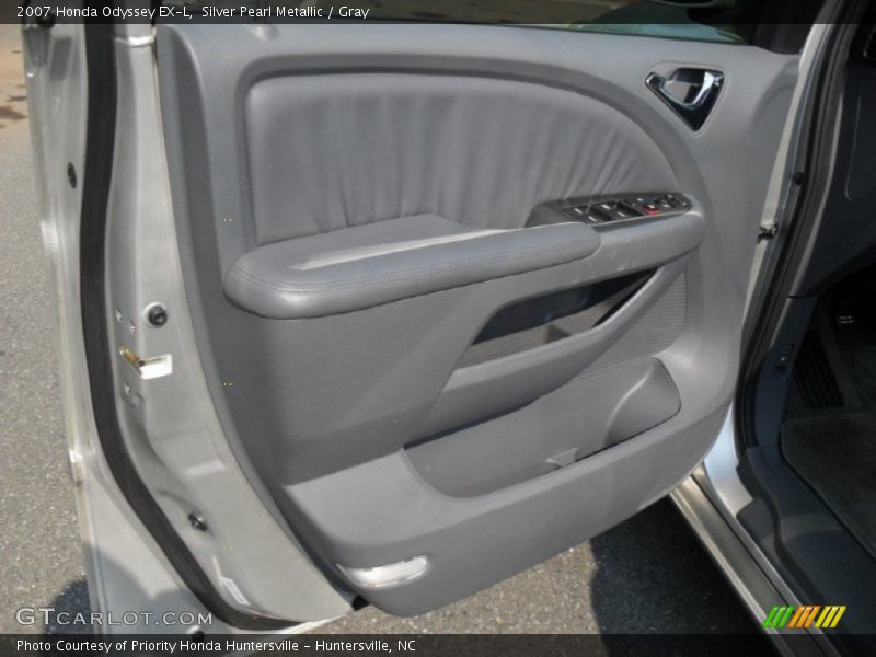 Silver Pearl Metallic / Gray 2007 Honda Odyssey EX-L