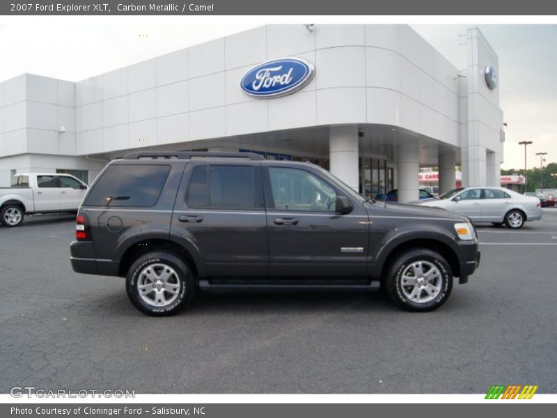 Carbon Metallic / Camel 2007 Ford Explorer XLT