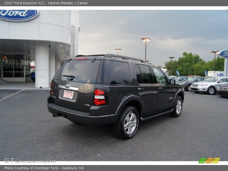 Carbon Metallic / Camel 2007 Ford Explorer XLT
