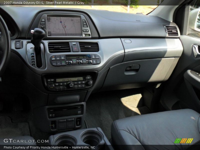 Silver Pearl Metallic / Gray 2007 Honda Odyssey EX-L