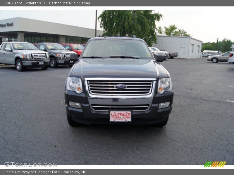 Carbon Metallic / Camel 2007 Ford Explorer XLT