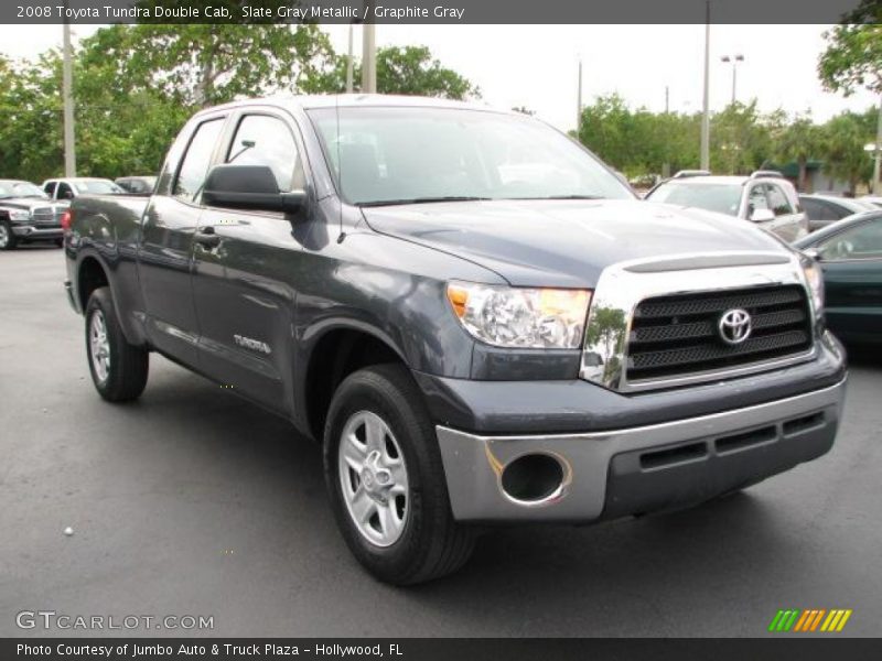 Slate Gray Metallic / Graphite Gray 2008 Toyota Tundra Double Cab