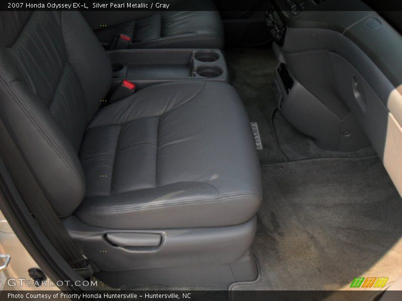 Silver Pearl Metallic / Gray 2007 Honda Odyssey EX-L