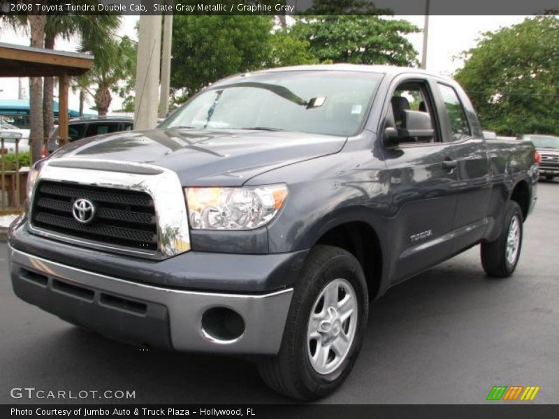 Slate Gray Metallic / Graphite Gray 2008 Toyota Tundra Double Cab