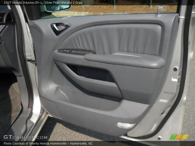 Silver Pearl Metallic / Gray 2007 Honda Odyssey EX-L