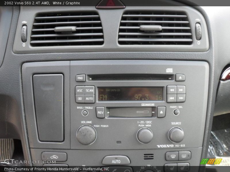 Controls of 2002 S60 2.4T AWD