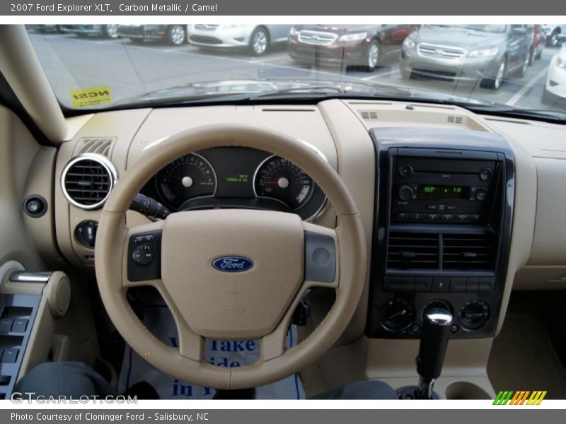 Carbon Metallic / Camel 2007 Ford Explorer XLT