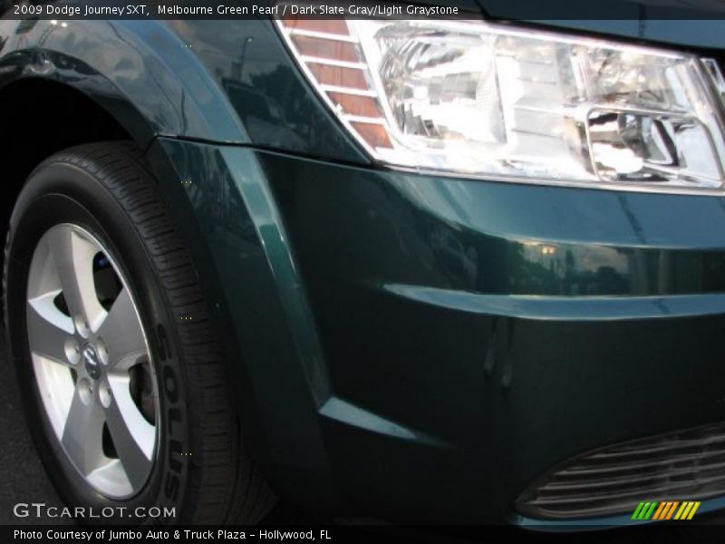 Melbourne Green Pearl / Dark Slate Gray/Light Graystone 2009 Dodge Journey SXT
