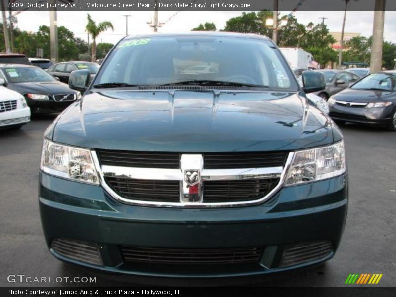 Melbourne Green Pearl / Dark Slate Gray/Light Graystone 2009 Dodge Journey SXT