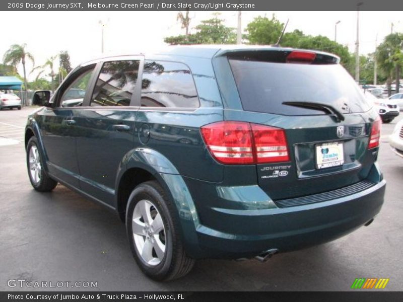 Melbourne Green Pearl / Dark Slate Gray/Light Graystone 2009 Dodge Journey SXT