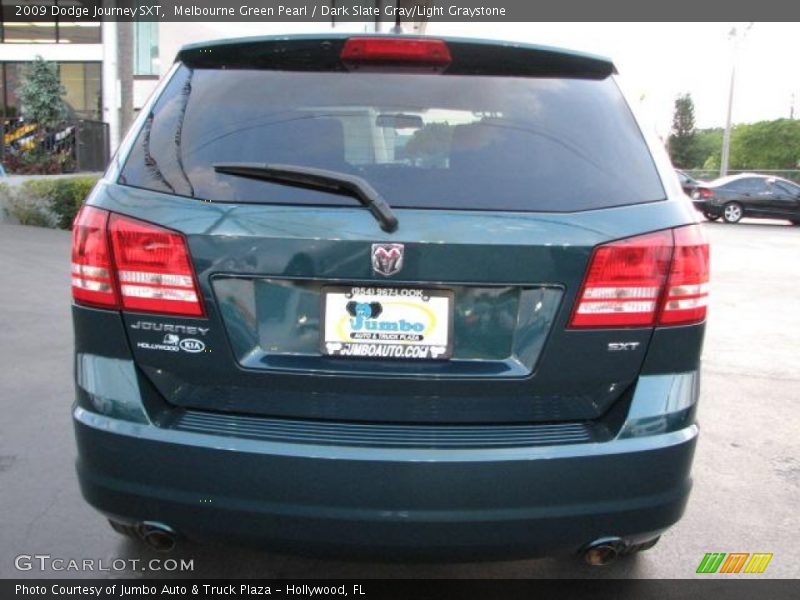 Melbourne Green Pearl / Dark Slate Gray/Light Graystone 2009 Dodge Journey SXT