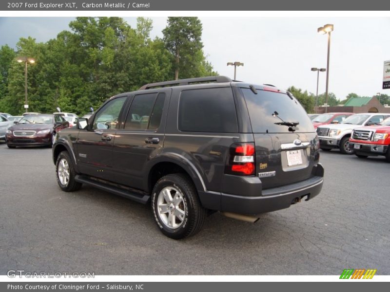 Carbon Metallic / Camel 2007 Ford Explorer XLT