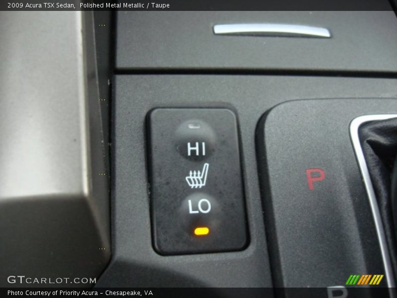 Polished Metal Metallic / Taupe 2009 Acura TSX Sedan