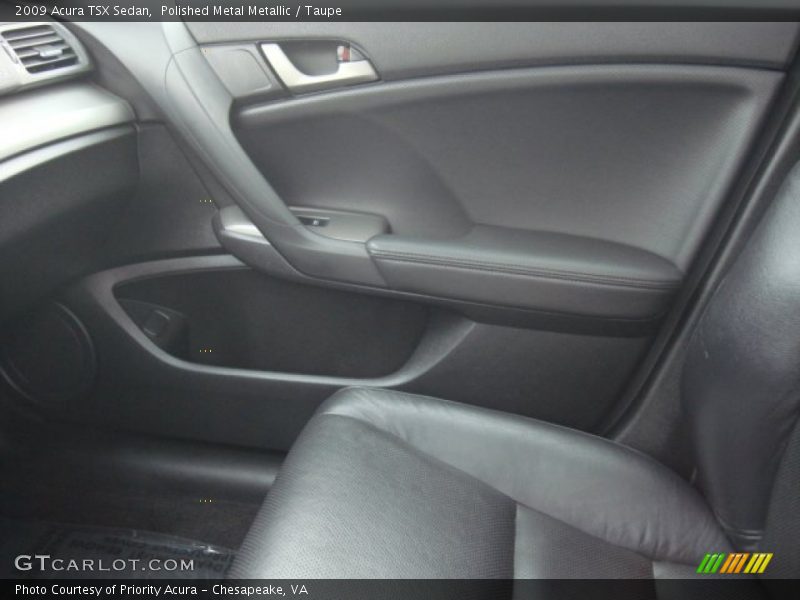 Polished Metal Metallic / Taupe 2009 Acura TSX Sedan