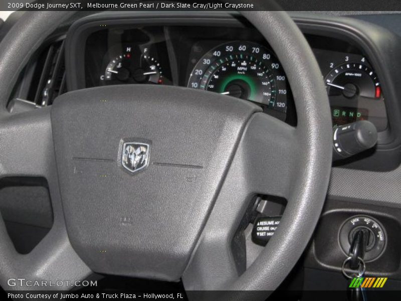 Melbourne Green Pearl / Dark Slate Gray/Light Graystone 2009 Dodge Journey SXT