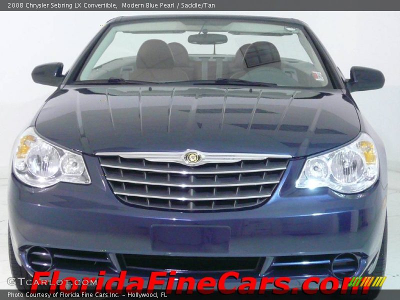 Modern Blue Pearl / Saddle/Tan 2008 Chrysler Sebring LX Convertible