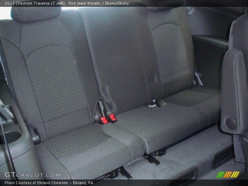 Red Jewel Metallic / Ebony/Ebony 2011 Chevrolet Traverse LT AWD