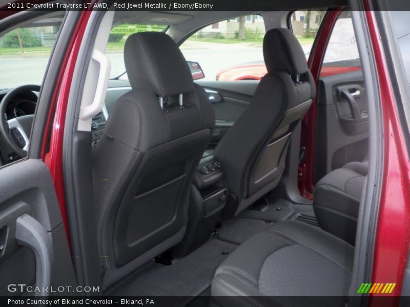 Red Jewel Metallic / Ebony/Ebony 2011 Chevrolet Traverse LT AWD