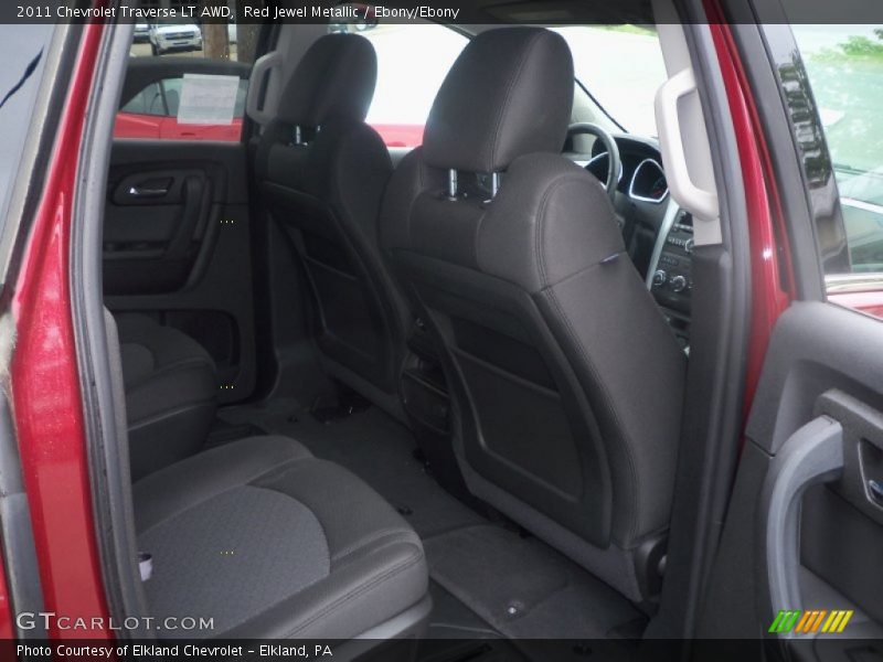 Red Jewel Metallic / Ebony/Ebony 2011 Chevrolet Traverse LT AWD