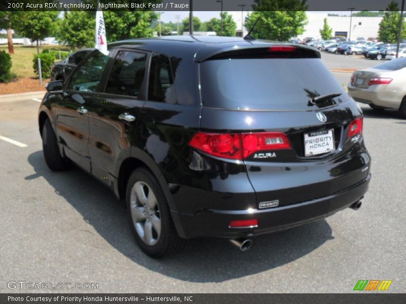 Nighthawk Black Pearl / Taupe 2007 Acura RDX Technology