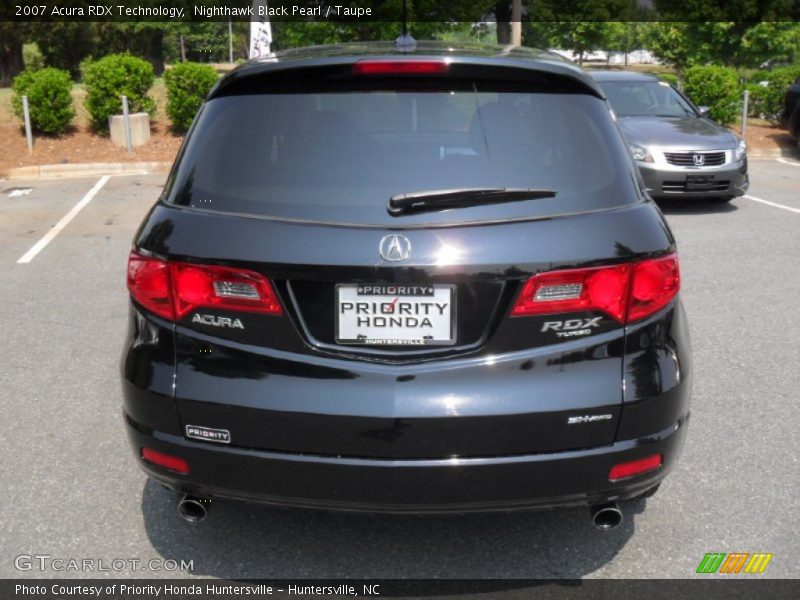 Nighthawk Black Pearl / Taupe 2007 Acura RDX Technology