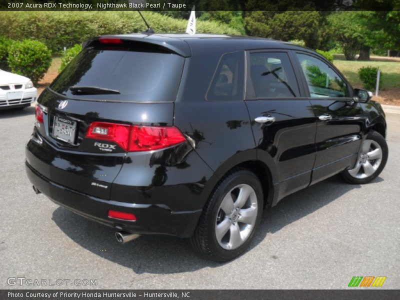 Nighthawk Black Pearl / Taupe 2007 Acura RDX Technology