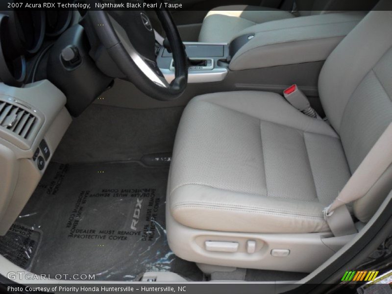 Nighthawk Black Pearl / Taupe 2007 Acura RDX Technology